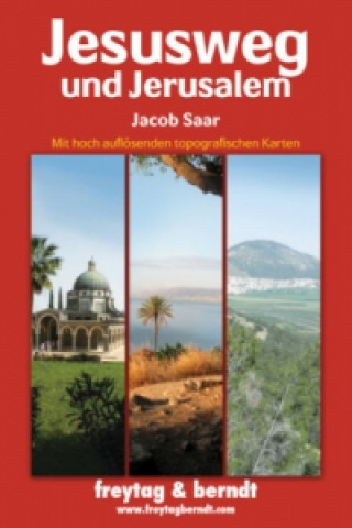 Carte Jesusweg und Jerusalem Jacob Saar
