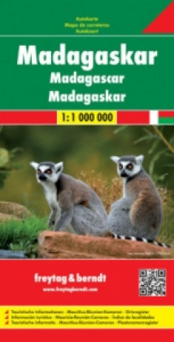 Tlačovina Madagascar Road Map 1:1 000 000 