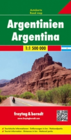Materiale tipărite Argentina Road Map 1:1 500 000 