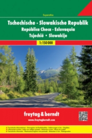 Tiskovina Czech - Slowak Republic Road Atlas 1:150 000 