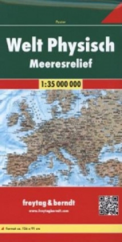Materiale tipărite World Map, Pleated 1:35 000 000 