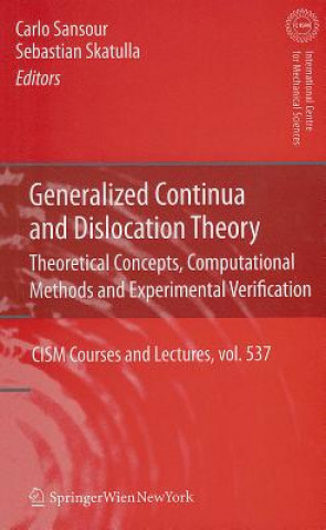 Buch Generalized Continua and Dislocation Theory Carlo Sansour