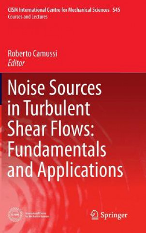 Könyv Noise Sources in Turbulent Shear Flows: Fundamentals and Applications Roberto Camussi