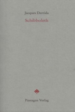 Buch Schibboleth Jacques Derrida