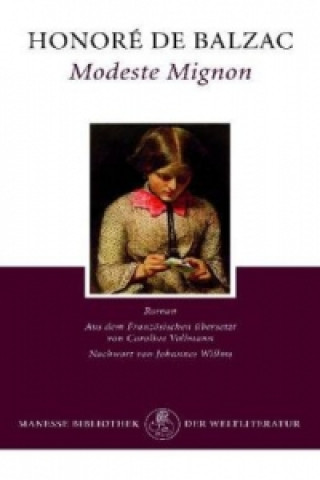 Kniha Modeste Mignon Honoré de Balzac