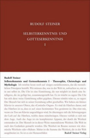 Könyv Selbsterkenntnis und Gotteserkenntnis. Bd.1 Rudolf Steiner
