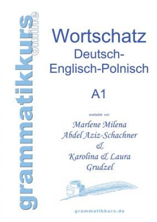 Kniha Woerterbuch Deutsch - Englisch - Polnisch A1 Marlene Abdel Aziz - Schachner