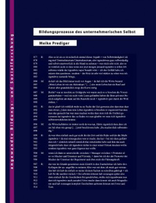 Book Bildungsprozesse des unternehmerischen Selbst Meike Prediger