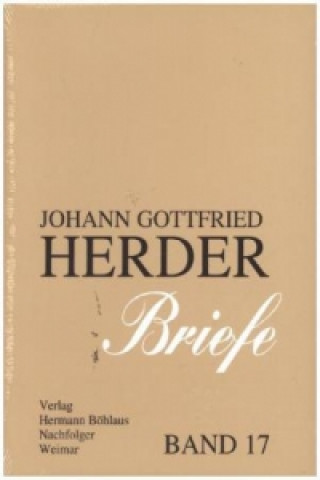 Książka Johann Gottfried Herder. Briefe. Johann Gottfried Herder