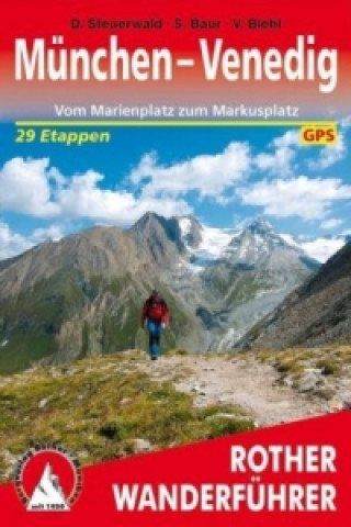 Kniha Alpenüberquerung München - Venedig Dirk Steuerwald