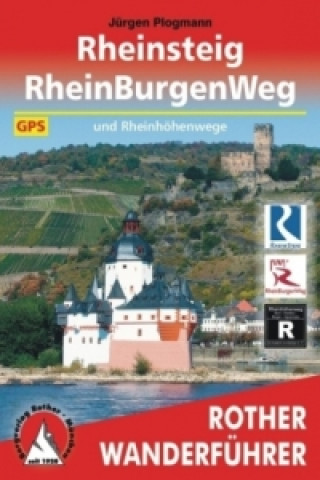 Carte Rother Wanderführer Rheinsteig - RheinBurgenWeg Jürgen Plogmann
