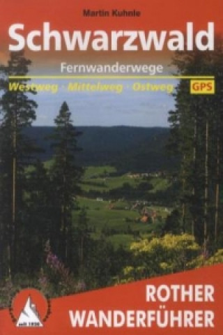 Carte Fernwanderwege Schwarzwald Martin Kuhnle