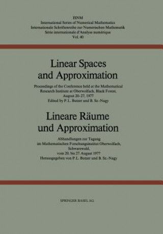 Książka Linear Spaces and Approximation / Lineare Raume und Approximation utzer