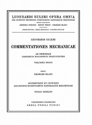 Книга Mechanica Corporum Solidorum Leonhard Euler