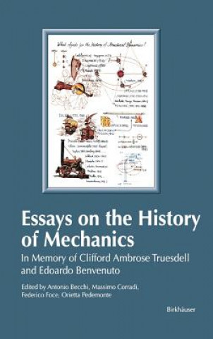 Kniha Essays on the History of Mechanics Antonio Becchi