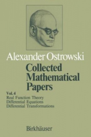 Carte Collected Mathematical Papers A. Ostrowski