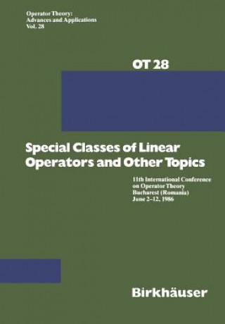 Knjiga Special Classes of Linear Operators and Other Topics G. Arsene