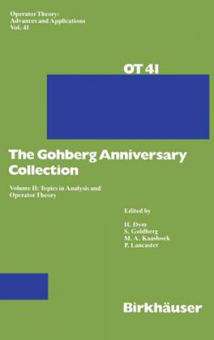 Kniha Gohberg Anniversary Collection Seymour Goldberg