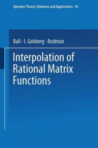 Knjiga Interpolation of Rational Matrix Functions all