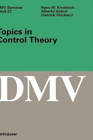 Książka Topics in Control Theory Hans W. Knobloch