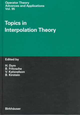 Książka Topics in Interpolation Theory Bernd Fritzsche