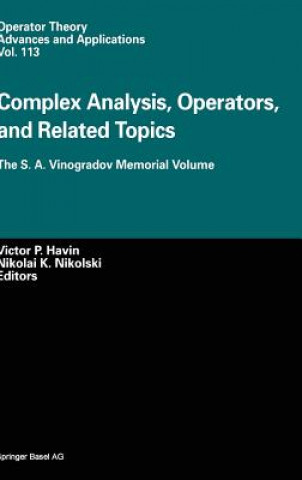 Carte Complex Analysis, Operators, and Related Topics Victor P. Havin