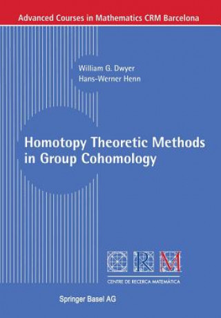 Könyv Homotopy Theoretic Methods in Group Cohomology William G. Dwyer