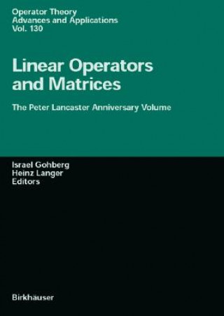 Könyv Linear Operators and Matrices Israel Gohberg