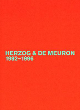 Livre Herzog & de Meuron 1992-1996 Jacques Herzog