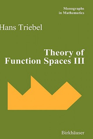 Könyv Theory of Function Spaces III Hans Triebel