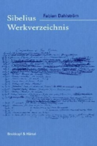 Book Jean Sibelius, Werkverzeichnis Fabian Dahlström