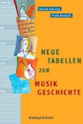 Βιβλίο Neue Tabellen zur Musikgeschichte Arnold Schering