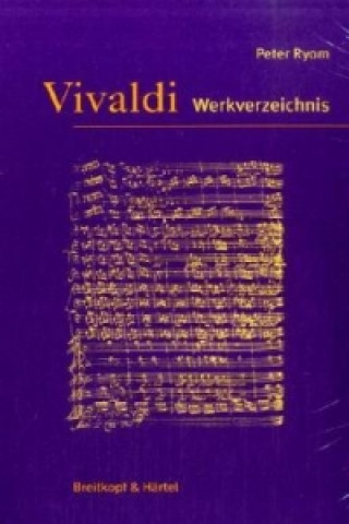 Book Vivaldi - Thematisch-systematisches Verzeichnis seiner Werke (RV) Antonio Vivaldi