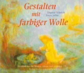 Carte Gestalten mit farbiger Wolle Dagmar Schmidt