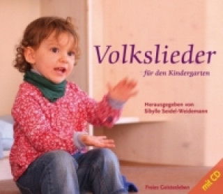 Książka Volkslieder für den Kindergarten, m. Audio-CD Sibylle Seidel-Weidemann