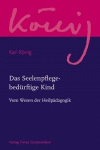 Kniha Das Seelenpflege-bedürftige Kind Karl König