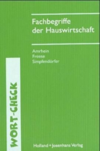Könyv Fachbegriffe der Hauswirtschaft Lydia Amrhein