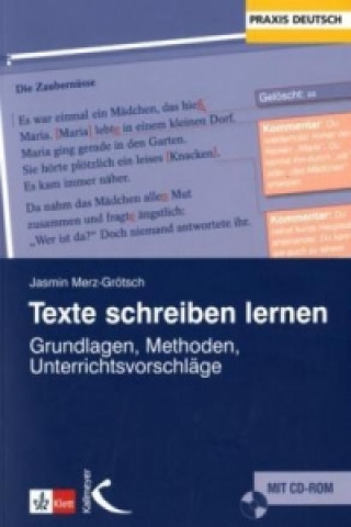 Kniha Texte schreiben lernen, m. 1 CD-ROM Jasmin Merz-Grötsch