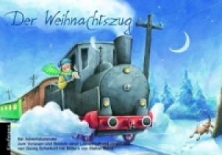 Календар/тефтер Der Weihnachtszug. Ein Adventskalender zum Vorlesen und Basteln einer Landschaft mit einem Zug Georg Schwikart