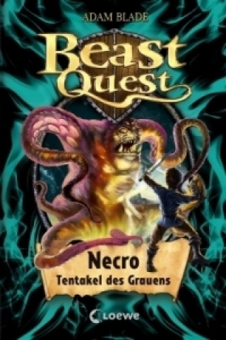 Carte Beast Quest (Band 19) - Necro, Tentakel des Grauens Adam Blade