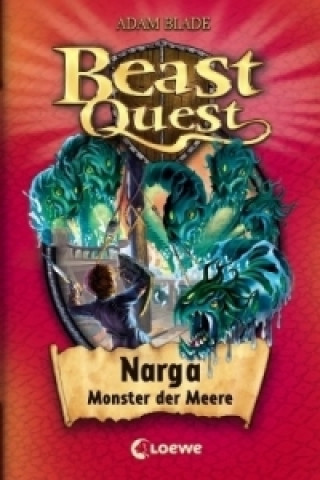 Carte Beast Quest (Band 15) - Narga, Monster der Meere Adam Blade