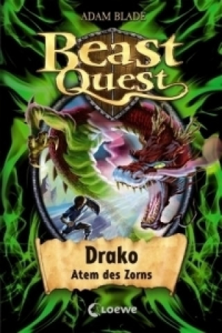 Carte Beast Quest (Band 23) - Drako, Atem des Zorns Adam Blade