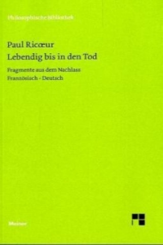 Könyv Lebendig bis in den Tod Paul Ricoeur