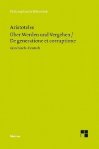 Libro Über Werden und Vergehen Aristoteles