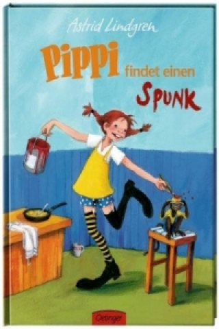 Książka Pippi findet einen Spunk Astrid Lindgren