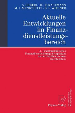 Книга Aktuelle Entwicklungen Im Finanzdienstleistungsbereich Stephan Geberl