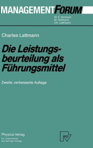 Carte Die Leistungsbeurteilung Als Fuhrungsmittel Charles Lattmann