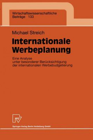 Kniha Internationale Werbeplanung Michael Streich