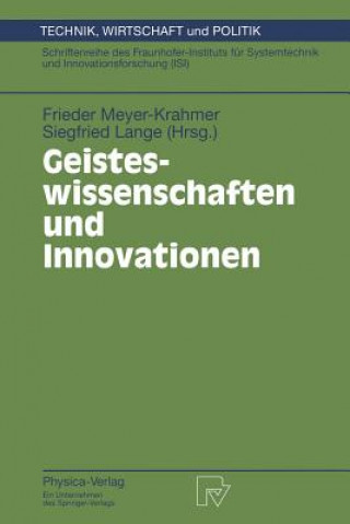 Kniha Geisteswissenschaften Und Innovationen Frieder Meyer-Krahmer