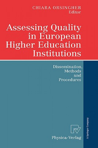 Könyv Assessing Quality in European Higher Education Institutions Chiara Orsingher